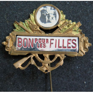 insigne de cocarde de conscrit Bon pour le service
