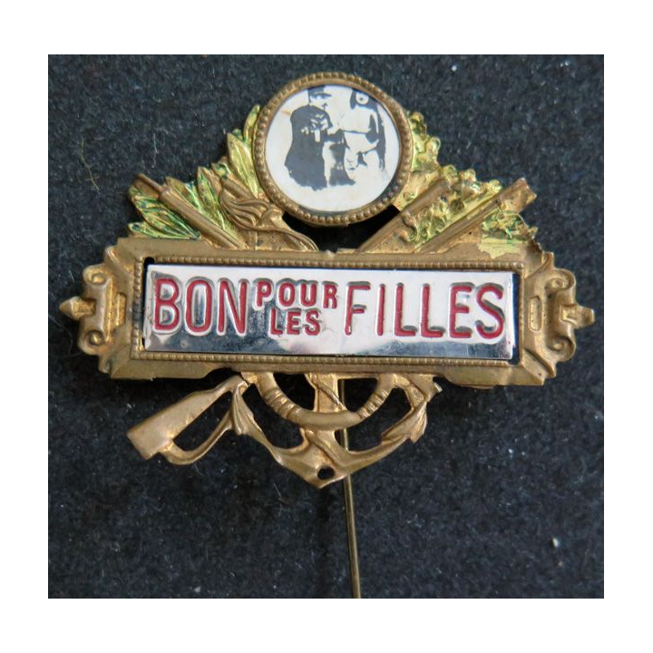 insigne de cocarde de conscrit Bon pour le service
