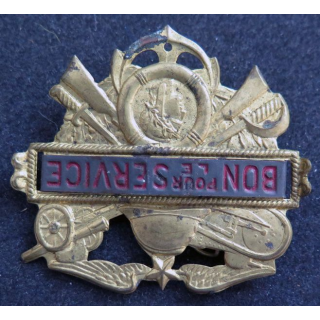 insigne de cocarde de conscrit Bon pour le service