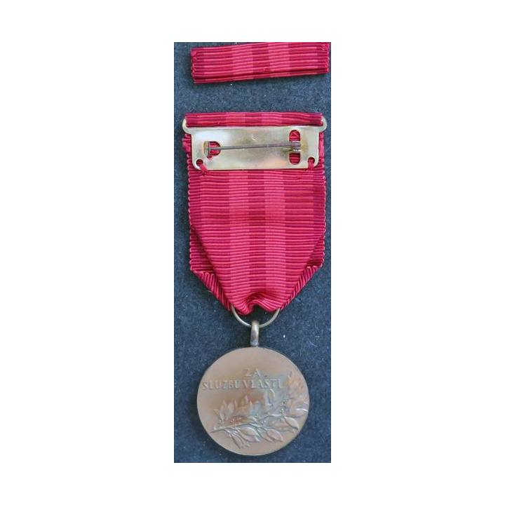 TCHECOSLOVAQUIE : médaille tchèque du Mérite pour la défense de la Patrie en bronze
