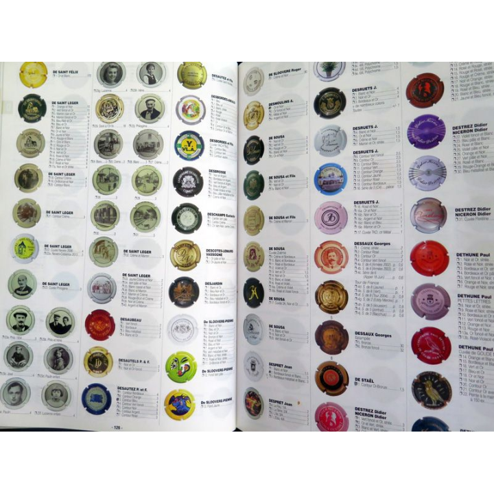 12° répertoire des plaques de muselets de Champagne Lambert 2014