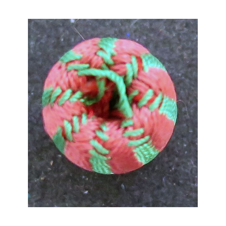 Gland de fourragère de la croix de guerre 1939-1945 de hauteur 2,6 cm couleurs pastel