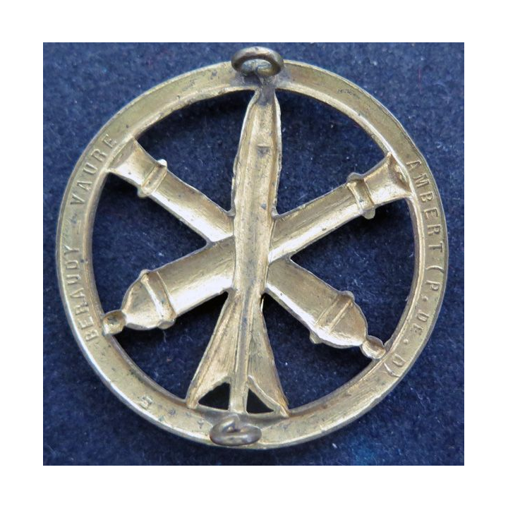 ARTI : insigne béret de l'Artillerie de fabrication Beraudy-Vaure
