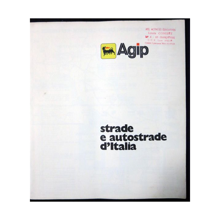 AGIP Strade e autostrade d'Italia Editions Omaggio