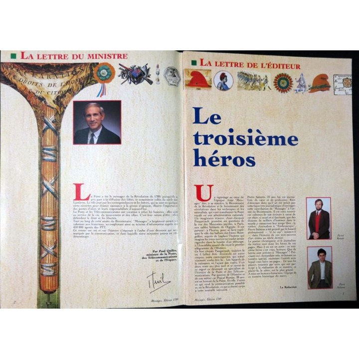 Revue : Messages des postes et télécommunications N° spécial décembre 1989