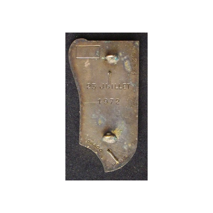 PROMOTION ESM SAINT CYR : CAPITAINE DANJOU (DATE GRAVÉE) ÉMAIL