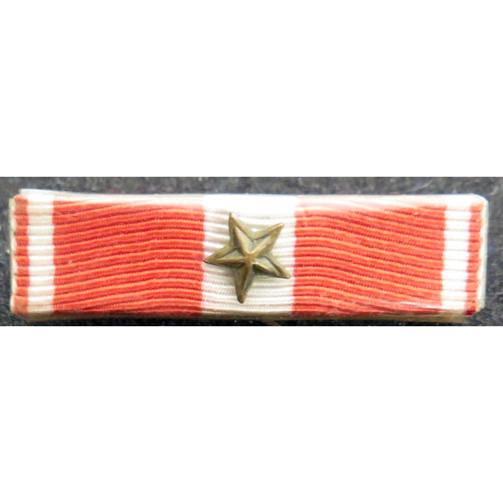 FRANCE : Rappel de décoration de la croix de la valeur militaire avec étoile et plastifiée