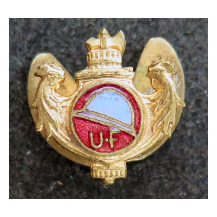 UF : insigne de boutonnière d'anciens combattants de la Grande Guerre de Bargas Paris