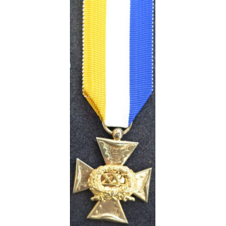 PAYS BAS : médaille des services d'officier 15 ans d'ancienneté par J.M.J. van Wielik de La Haye