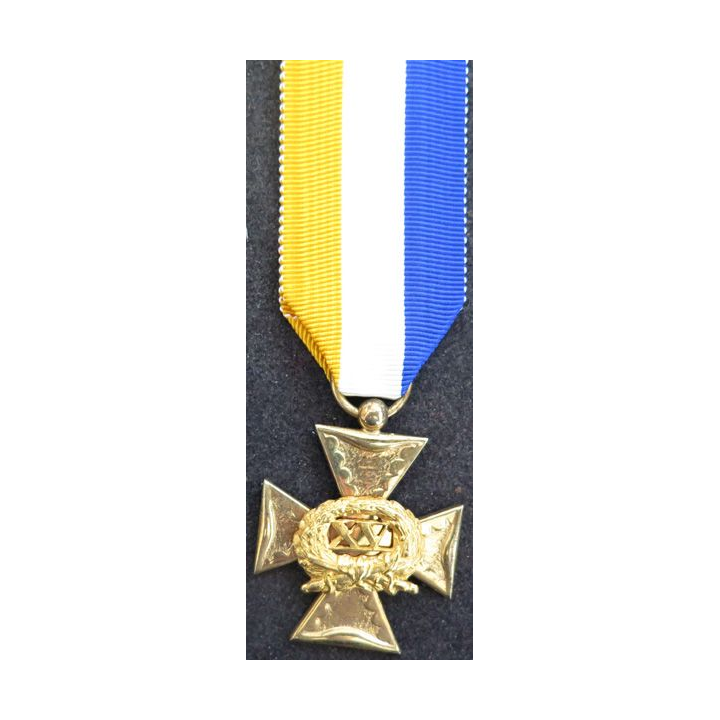 PAYS BAS : médaille des services d'officier 15 ans d'ancienneté par J.M.J. van Wielik de La Haye