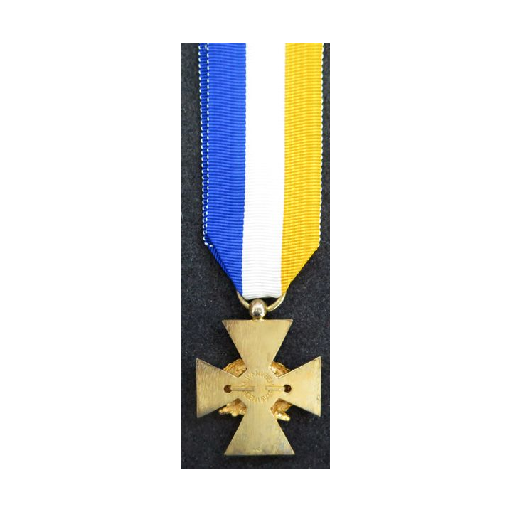 PAYS BAS : médaille des services d'officier 15 ans d'ancienneté par J.M.J. van Wielik de La Haye