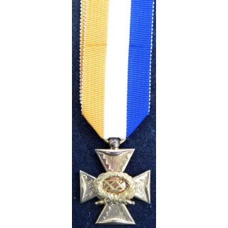 PAYS BAS : médaille des services d'officier 20 ans d'ancienneté en vermeil par J.M.J. van Wielik de La Haye