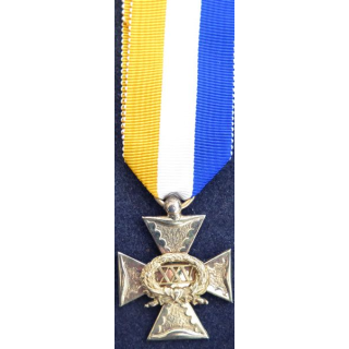 PAYS BAS : médaille des services d'officier 25 ans d'ancienneté en vermeil par J.M.J. van Wielik de La Haye