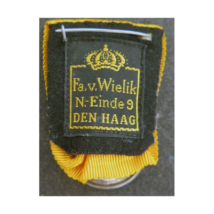 PAYS BAS : médaille d'argent pour services fidèles 24 ans d'ancienneté (Willem) par J.M.J. van Wielik de La Haye
