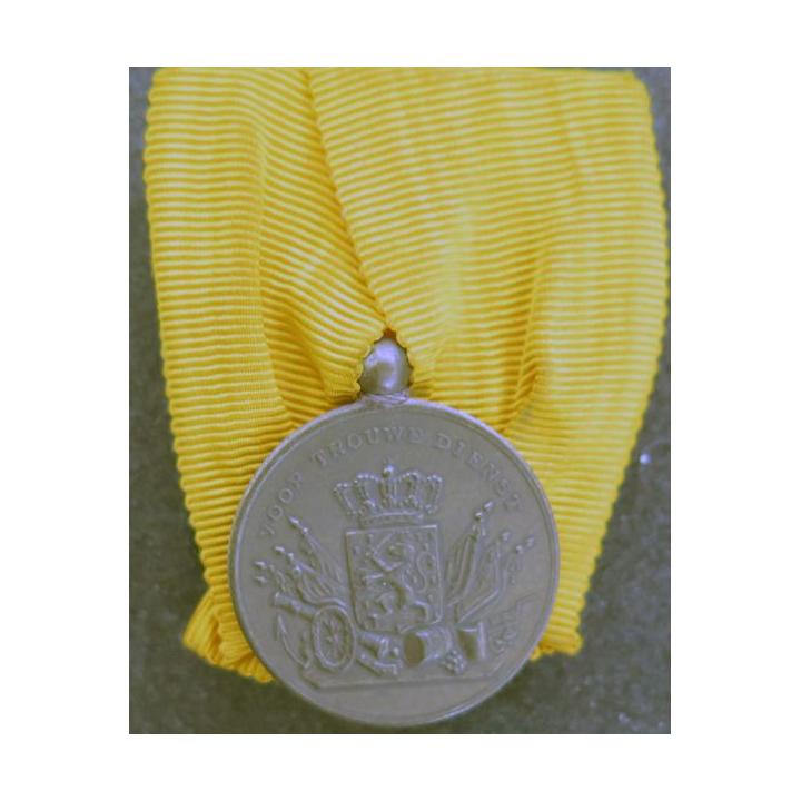 PAYS BAS : médaille bronze pour services fidèles 24 ans d'ancienneté (Juliana) par J.M.J. van Wielik de La Haye