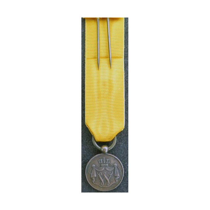 PAYS BAS : médaille bronze pour services fidèles (Juliana) par J.M.J. van Wielik de La Haye