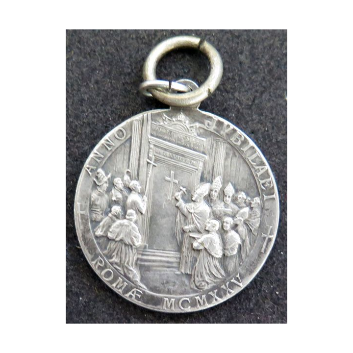 VATICAN : médaille argentée du Pape Pie XI "Pius XI Pont. Max." Année du Jubilée 1925