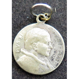 VATICAN : médaille argentée du Pape Pie XI "Pius XI Pont. Max." Année du Jubilée 1925