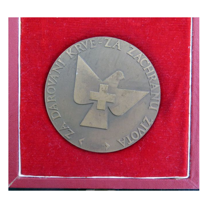 Médaille de table du Professeur Mudrjan Jansky 3.4 1873 - 8.9 1921 en bronze et en coffret