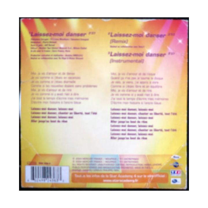 Disque CD Star 4 academy laissez-moi danser