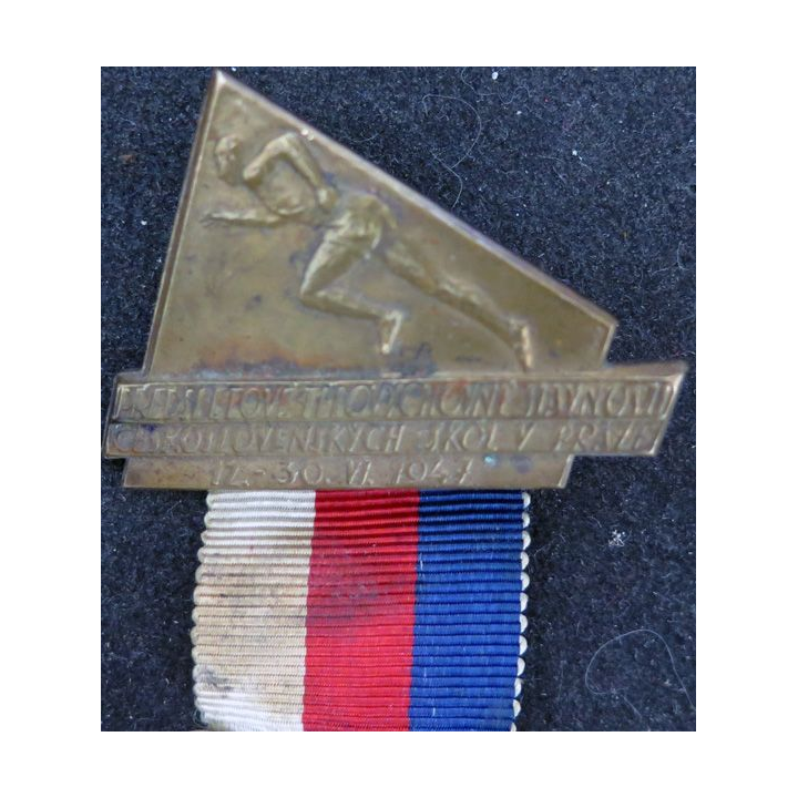 Médaille des festivités d'éducation physique des écoles tchécoslovaques 