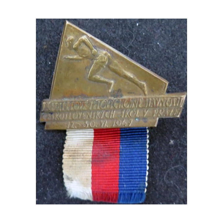 Médaille des festivités d'éducation physique des écoles tchécoslovaques 