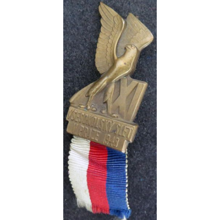 Médaille de la XI° réunion des écoles tchécoslovaques à Prague 1948