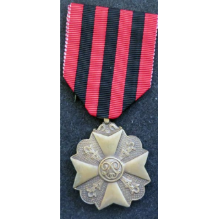 BELGIQUE : médaille de bronze du mérite civique belge (3° Classe)