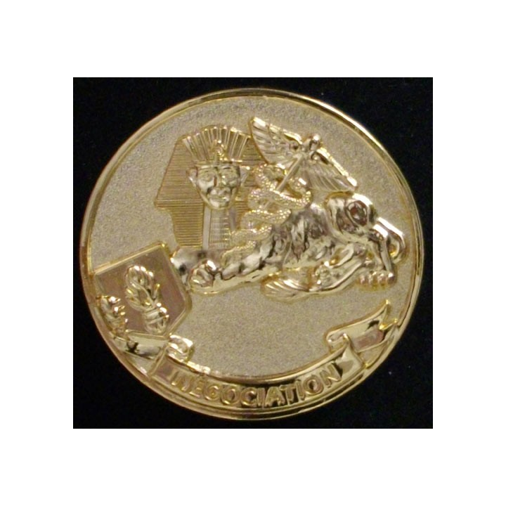GENDARMERIE : BREVET BRONZE DE NÉGOCIATION DORÉ