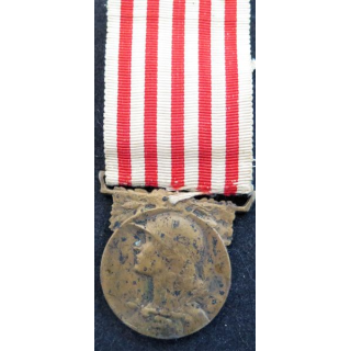 FRANCE : médaille commémorative de la Grande guerre 1914-1918 en bronze