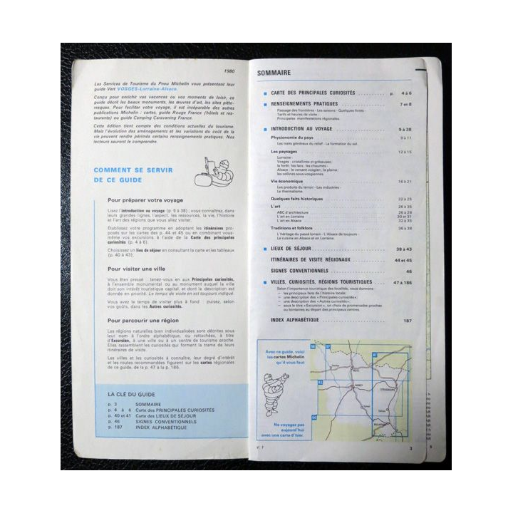 Guide de tourisme Michelin : Vosges Lorraine Alsace 2° Edition