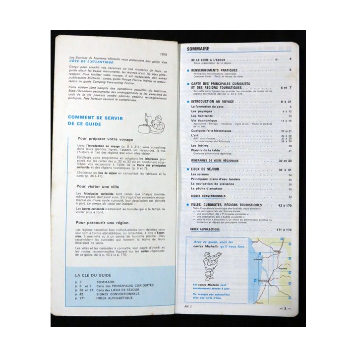Guide de tourisme Michelin : Côte de l'Atlantique 9° Edition