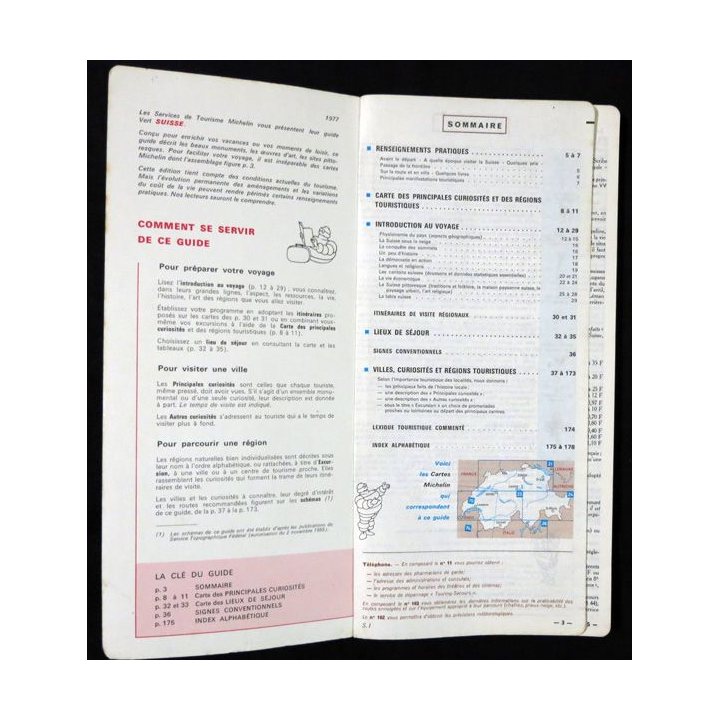 Guide de tourisme Michelin : Suisse 11° Edition
