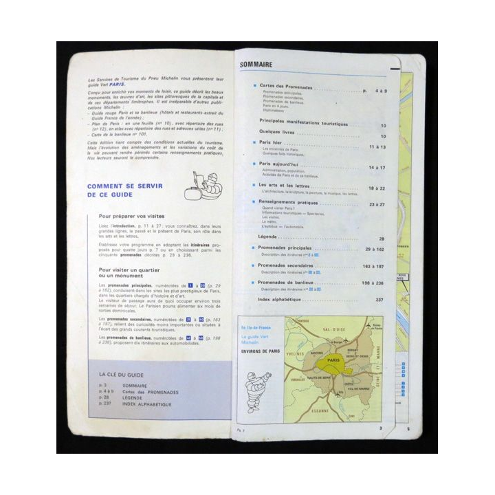 Guide de tourisme Michelin : Paris  4° Edition