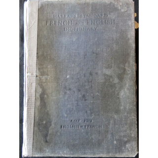 French and English Dictionnary Part Two de J.E Mansion aux Editions Harrap's Standart