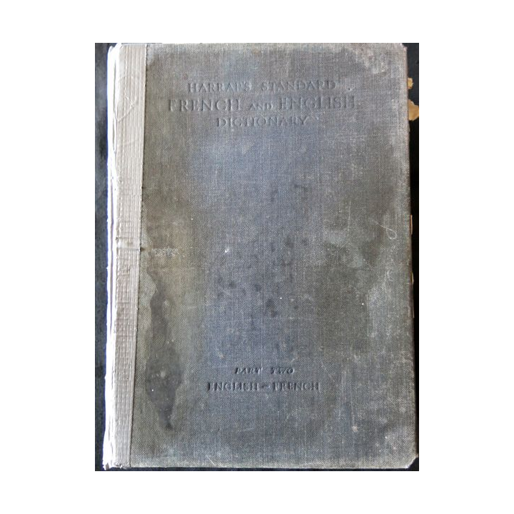 French and English Dictionnary Part Two de J.E Mansion aux Editions Harrap's Standart