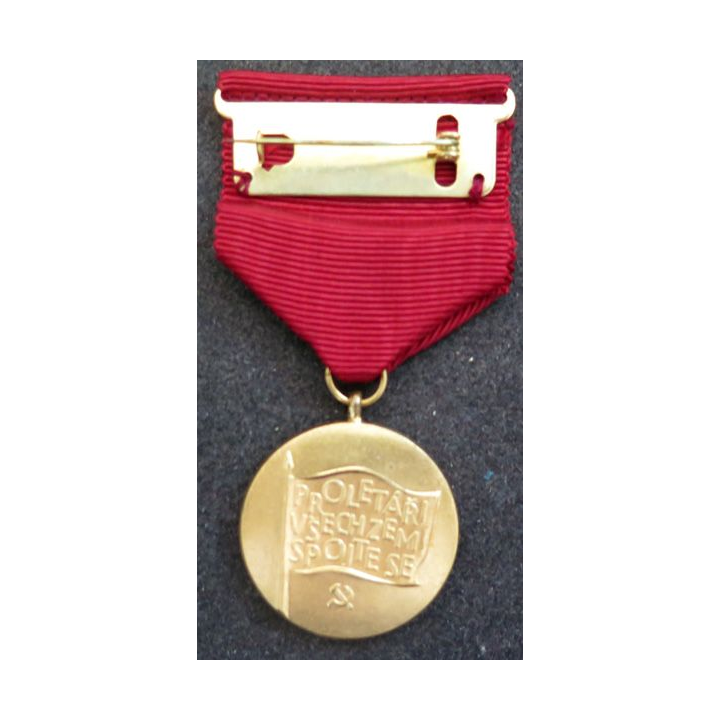 TCHECOSLOVAQUIE : médaille tchèque KSC 1921 - 1971