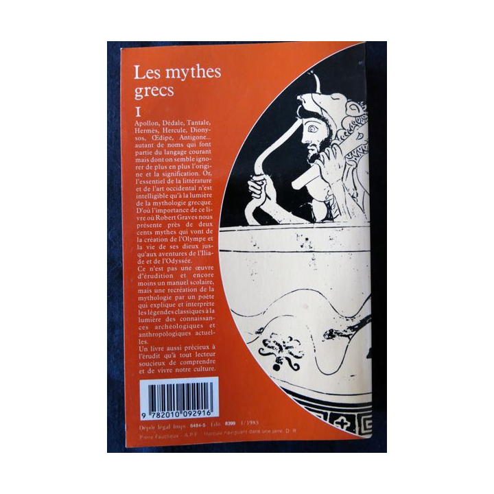 les Mythes grecs Volume I de Robert Graves aux Editions Fayard