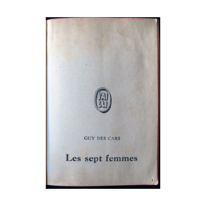 Les sept femmes de Guy des Cars aux Editions J'ai Lu