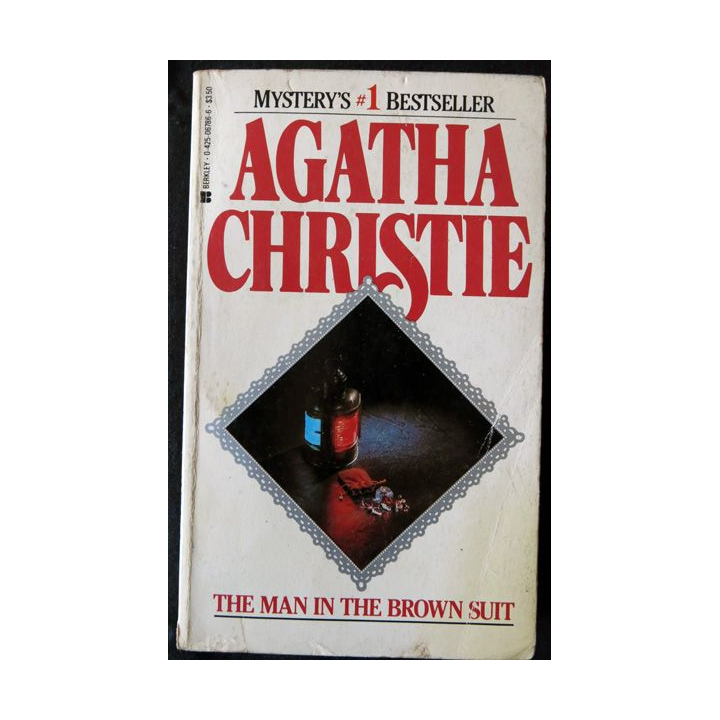 The man in the Brown suit de Agatha Christie aux Editions Berkley Books New York
