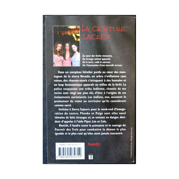 Charmed - La ceinture sacrée de Diana G. Gallagher aux Editions Fleuve Noir