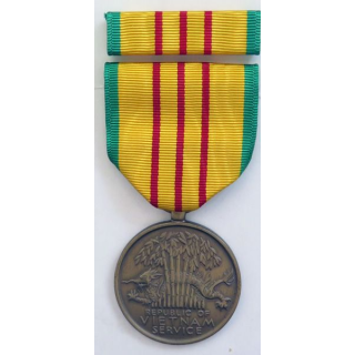 USA : Médaille Vietnam Service Medal VSM avec sa barrette
