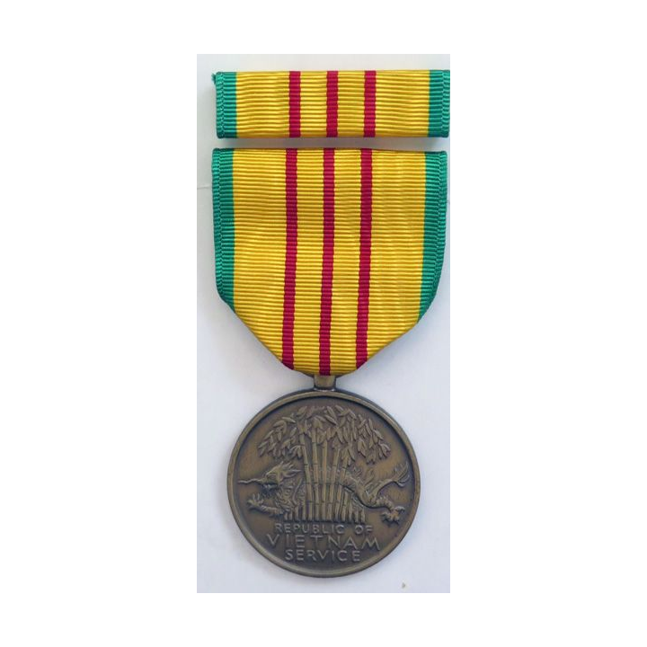 USA : Médaille Vietnam Service Medal VSM avec sa barrette