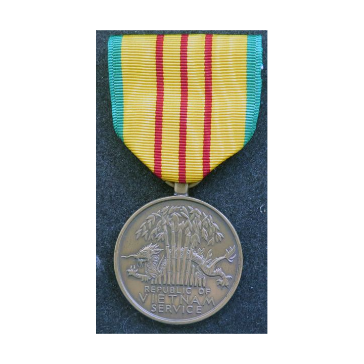 USA : Médaille Vietnam Service Medal VSM avec sa barrette