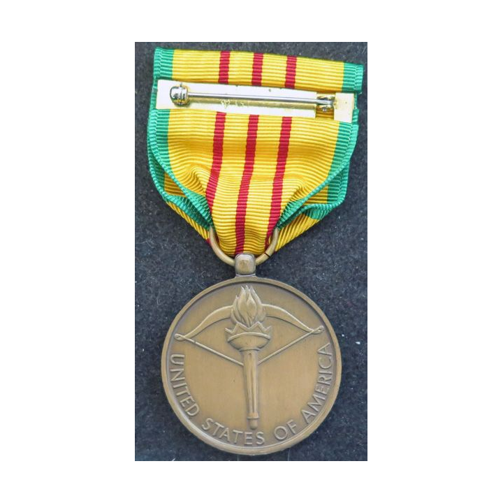 USA : Médaille Vietnam Service Medal VSM avec sa barrette