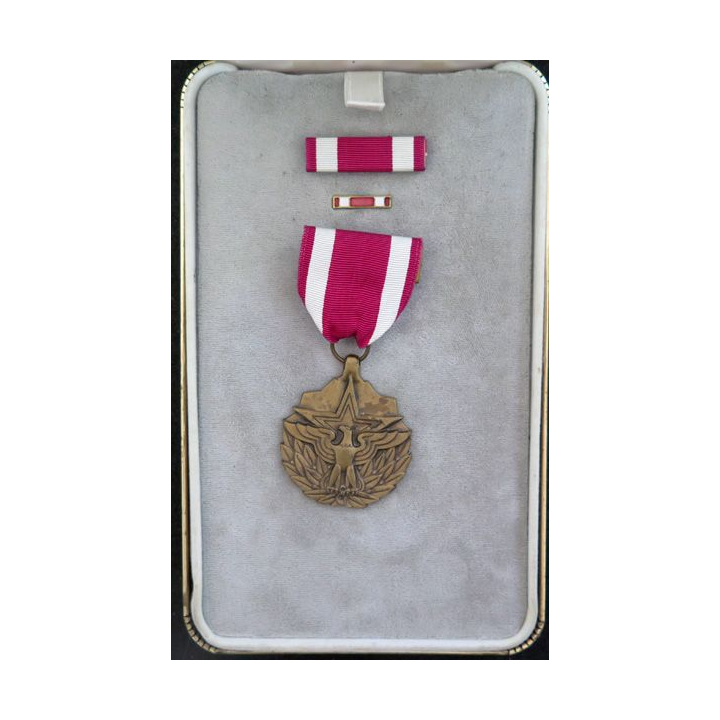 USA : Médaille de la Meritorious service medal dans son coffret officiel avec barrettes