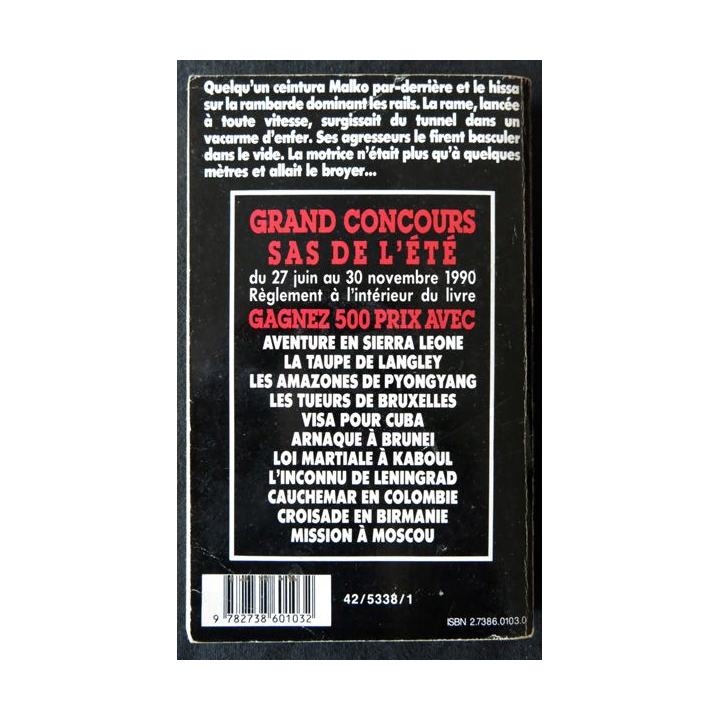 SAS - mission à Moscou de Gérard de Villiers aux Editions Plon
