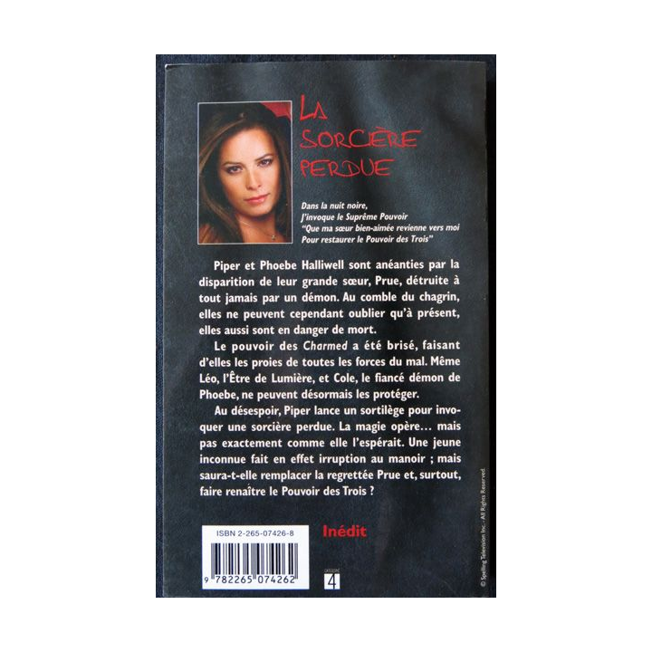 Charmed - La sorcière perdue de Elizabeth Lenhard aux Editions Fleuve Noir