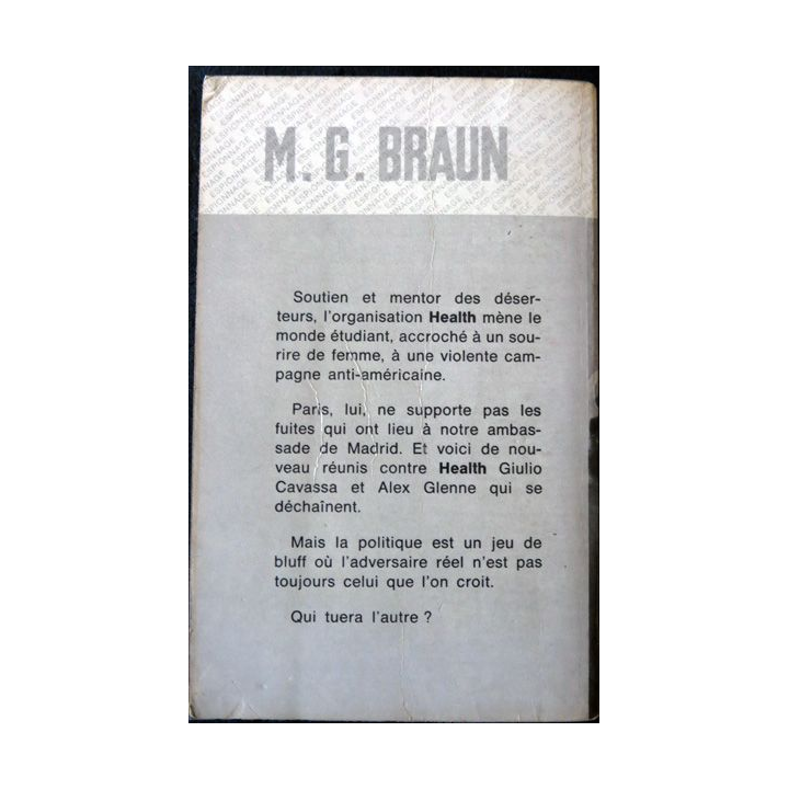 Les déserteurs de M.G. Braun aux Editions Fleuve Noir