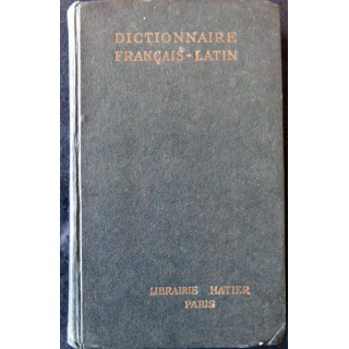 Dictionnaire Français-Latin de E. Decahors aux Editions Hatier 1939